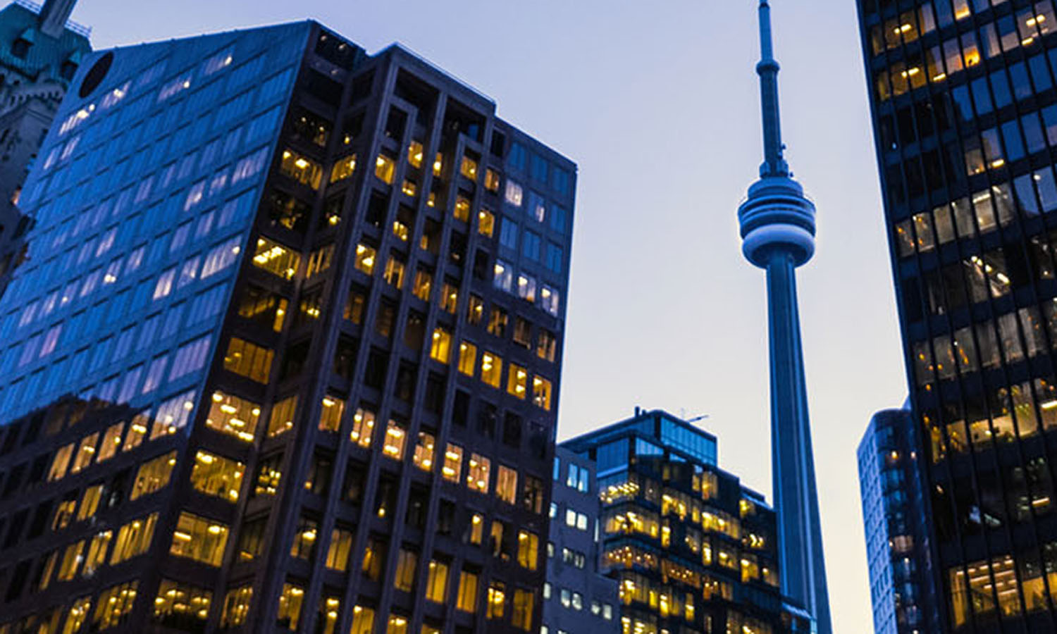 Toronto's CN Tower and buildings