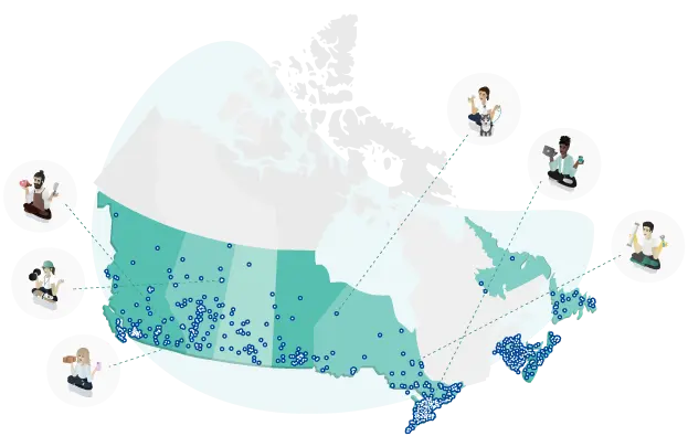 Zensurance Customer Coverage Map